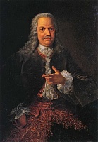 Предприниматель Акинфий Никитич Демидов (1678-05.08.1748), портрет выполнен в 1741-1745 годы немецкий художник Георг Гроот, оригинал хранится в Нижнетагильском музее-заповеднике