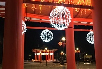 «Парк дружбы между Россией и Республикой Корея» украсили к Новому году