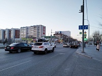 Дорожная ловушка на перекрестке Червишевский тракт - Ставропольская в Тюмени